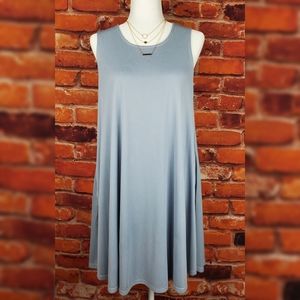 Ribbed A-line Dress